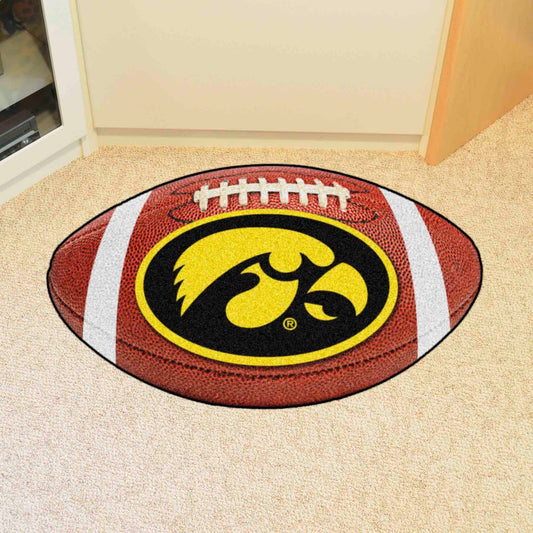 Iowa Hawkeyes Football Rug - 20.5in. x 32.5in. - Iowa