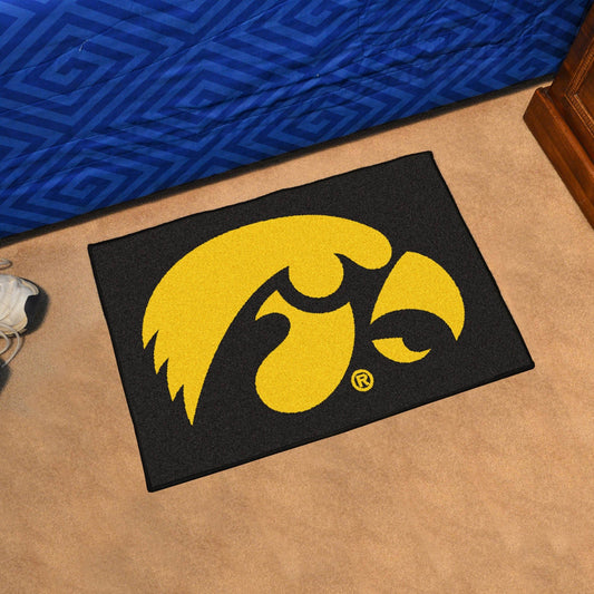 Iowa Hawkeyes Starter Mat Accent Rug - 19in. x 30in. - Iowa
