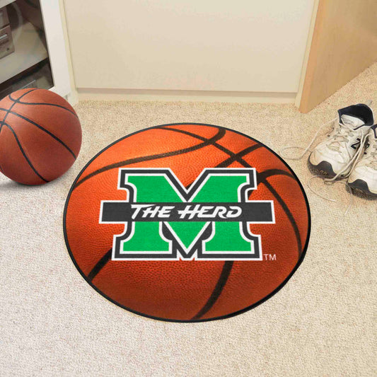 Marshall Thundering Herd Basketball Rug - 27in. Diameter - Marshall