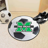 Marshall Thundering Herd Soccer Ball Rug - 27in. Diameter - Marshall