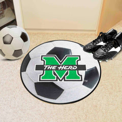 Marshall Thundering Herd Soccer Ball Rug - 27in. Diameter - Marshall