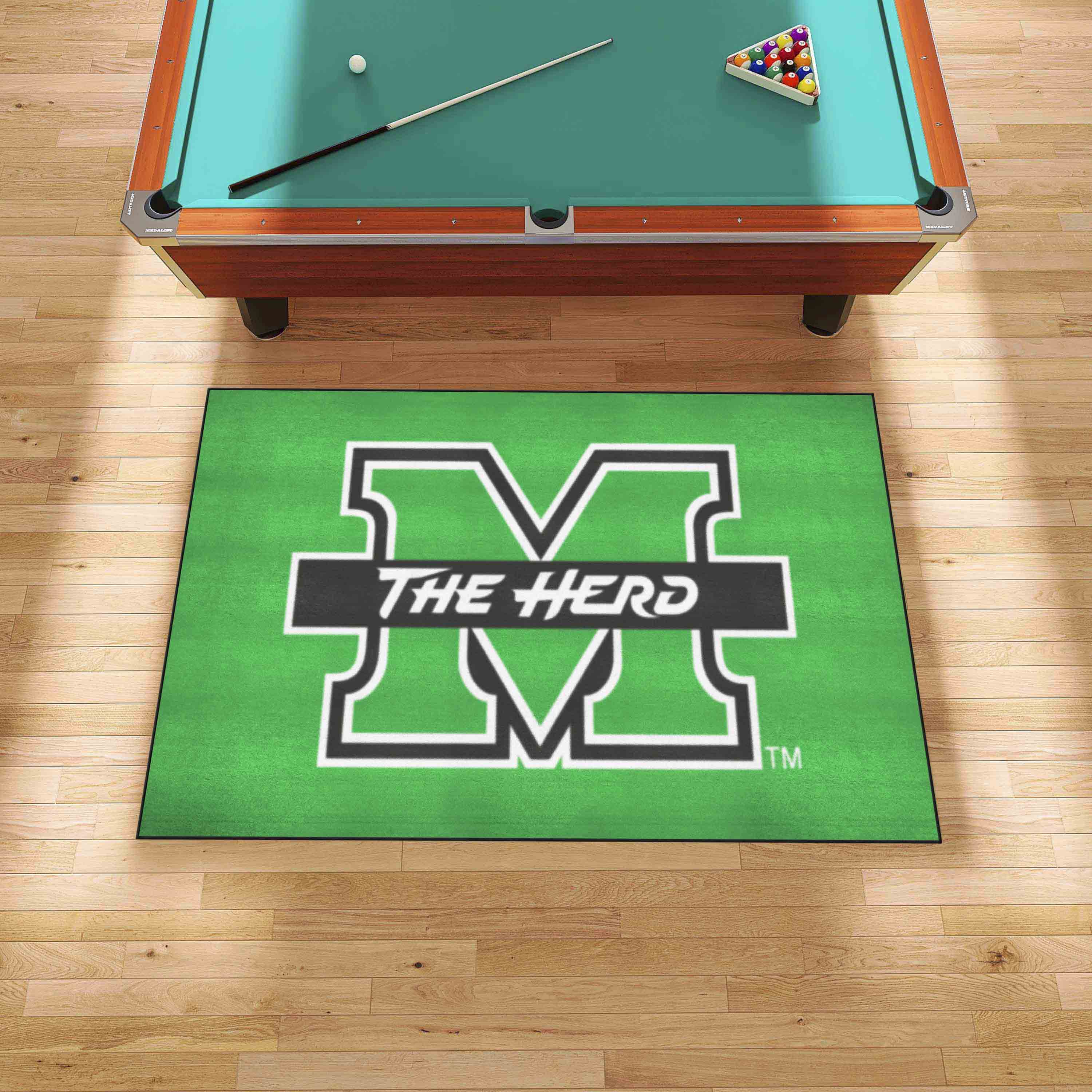 Marshall Thundering Herd Ulti-Mat Rug - 5ft. x 8ft. - Marshall
