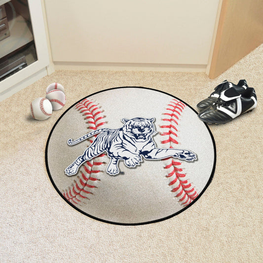 Jackson State Tigers Baseball Rug - 27in. Diameter - Jackson State