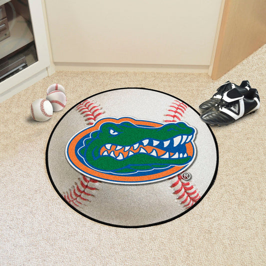 Florida Gators Baseball Rug - 27in. Diameter - Florida