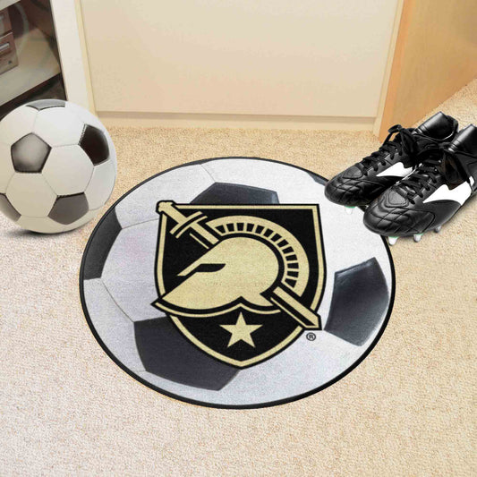 Army West Point Black Knights Soccer Ball Rug - 27in. Diameter - Army West Point