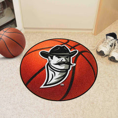 New Mexico State Lobos Basketball Rug - 27in. Diameter - New Mexico State