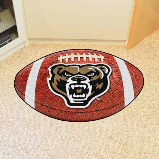 Oakland Golden Grizzlies Football Rug - 20.5in. x 32.5in. - Oakland