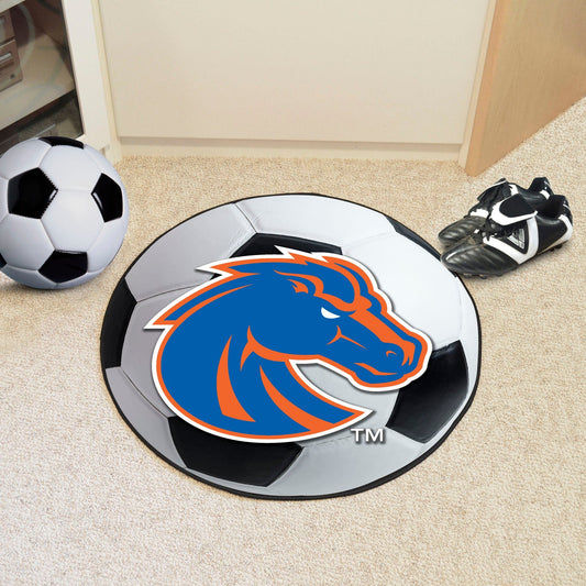 Boise State Broncos Soccer Ball Rug - 27in. Diameter - Boise State