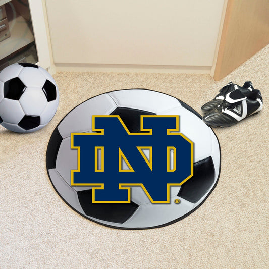 Notre Dame Fighting Irish Soccer Ball Rug - 27in. Diameter - Notre Dame