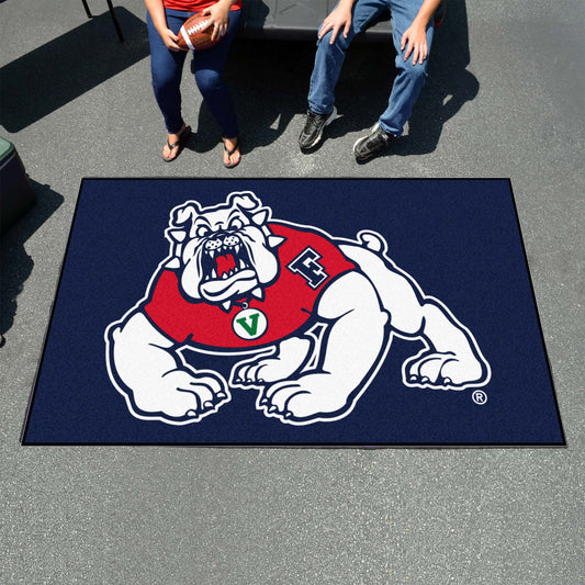 Fresno State Bulldogs Ulti-Mat Rug - 5ft. x 8ft., Navy - Fresno State