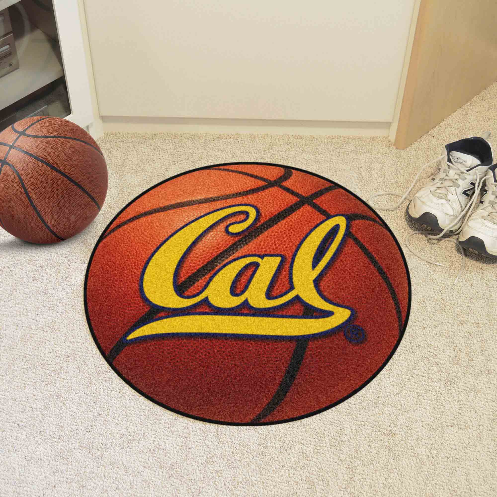 Cal Golden Bears Basketball Rug - 27in. Diameter - Cal
