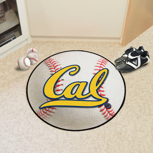 Cal Golden Bears Baseball Rug - 27in. Diameter - Cal
