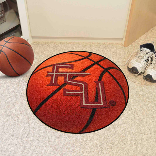 Florida State Seminoles Basketball Rug - 27in. Diameter - Florida State