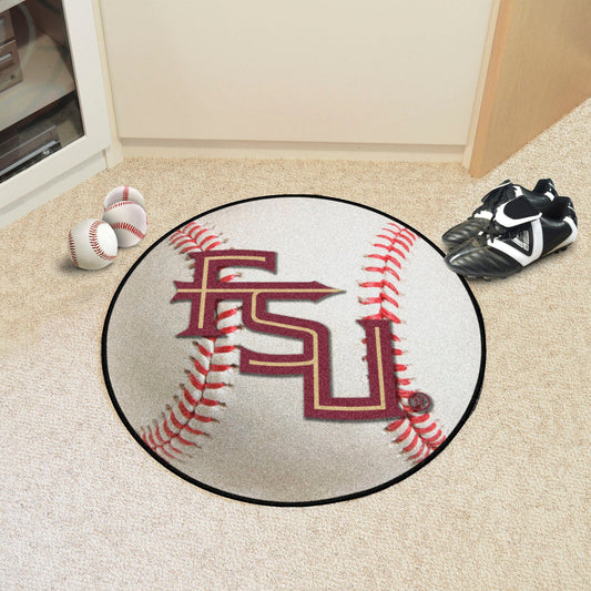 Florida State Seminoles Baseball Rug - 27in. Diameter - Florida State