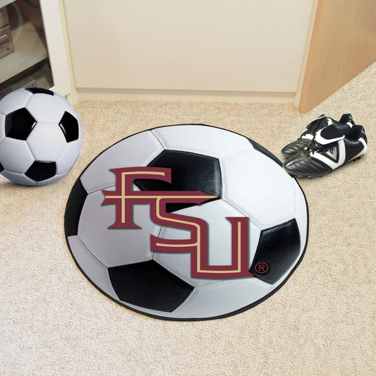 Florida State Seminoles Soccer Ball Rug - 27in. Diameter - Florida State