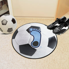 North Carolina Tar Heels Soccer Ball Rug - 27in. Diameter, Tar Heel Logo - North Carolina