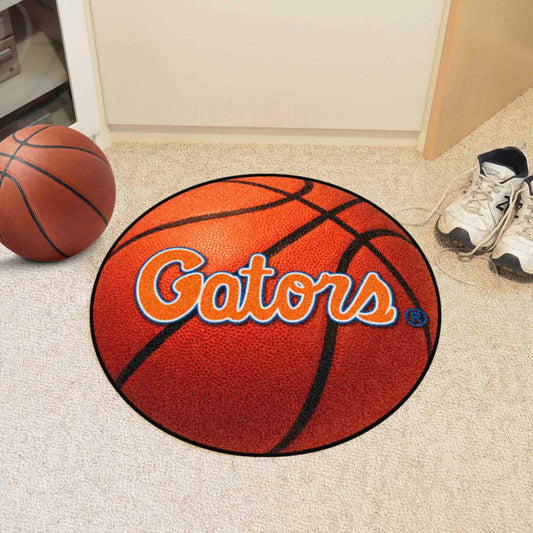 Florida Gators Basketball Rug - 27in. Diameter, "Gators" - Florida