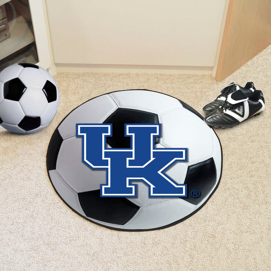 Kentucky Wildcats Soccer Ball Rug - 27in. Diameter, UK Logo - Kentucky