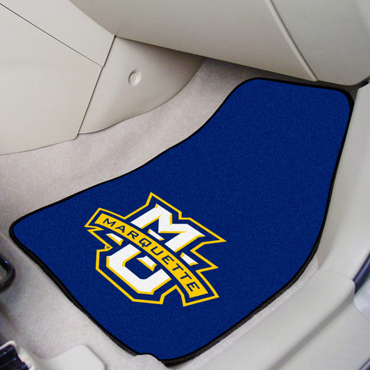Marquette Golden Eagles Front Carpet Car Mat Set - 2 Pieces - Marquette