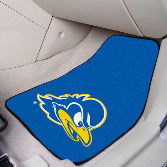 Delaware Blue Hens Front Carpet Car Mat Set - 2 Pieces - Delaware
