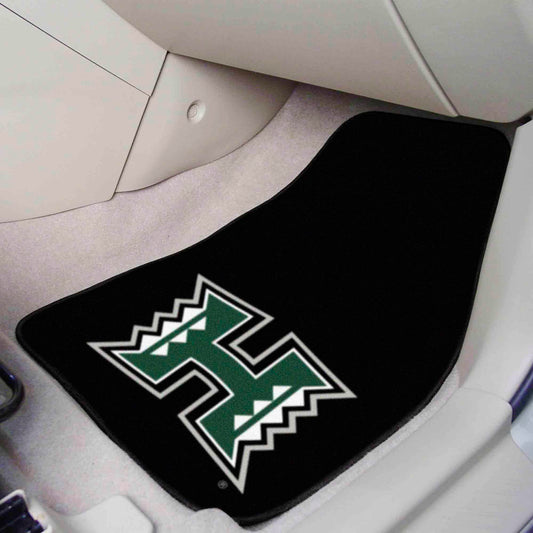 Hawaii Rainbows Front Carpet Car Mat Set - 2 Pieces - Hawaii