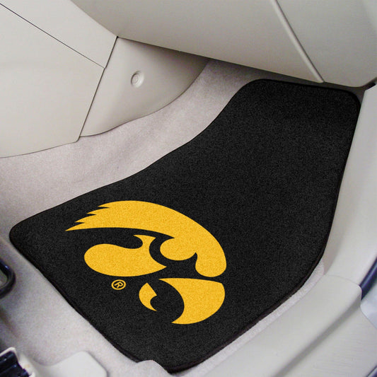 Iowa Hawkeyes Front Carpet Car Mat Set - 2 Pieces - Iowa
