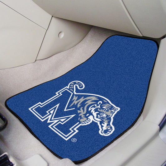 Memphis Tigers Front Carpet Car Mat Set - 2 Pieces - Memphis