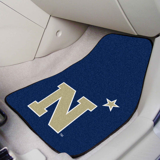 Naval Academy Front Carpet Car Mat Set - 2 Pieces - Naval Academy