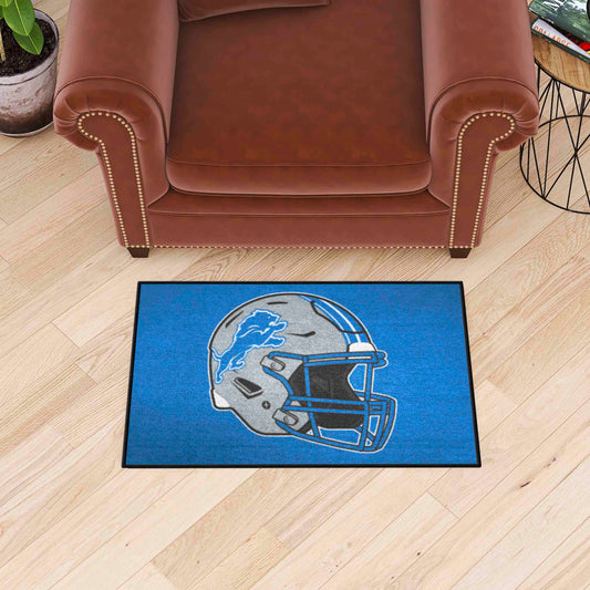 Detroit Lions Starter Mat Accent Rug - 19in. x 30in., Helmet Logo - Detroit Lions