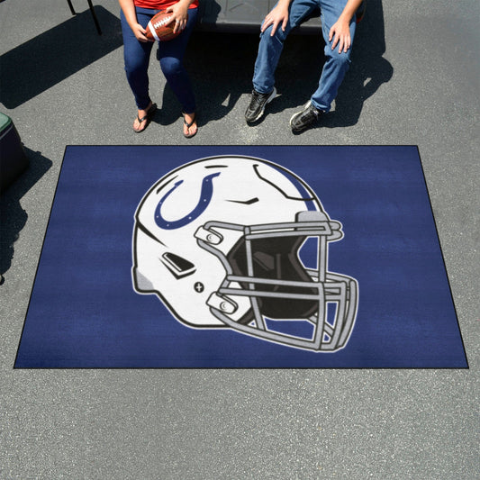 Indianapolis Colts Ulti-Mat Rug - 5ft. x 8ft., Helmet Logo - Indianapolis Colts
