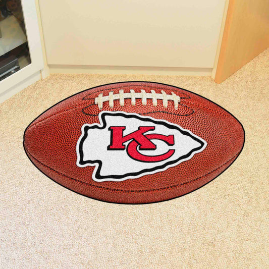 Kansas City Chiefs Football Rug - 20.5in. x 32.5in. - Kansas City Chiefs