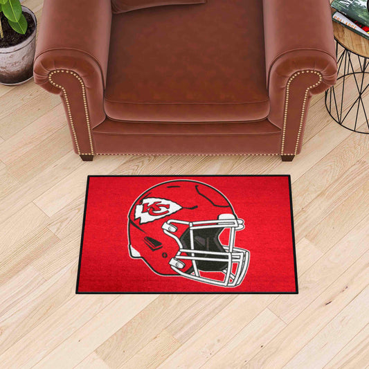 Kansas City Chiefs Starter Mat Accent Rug - 19in. x 30in., Helmet Logo - Kansas City Chiefs