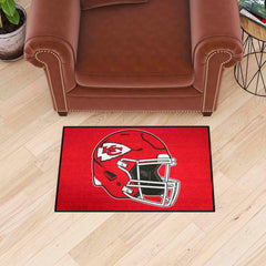 Kansas City Chiefs Starter Mat Accent Rug - 19in. x 30in., Helmet Logo - Kansas City Chiefs