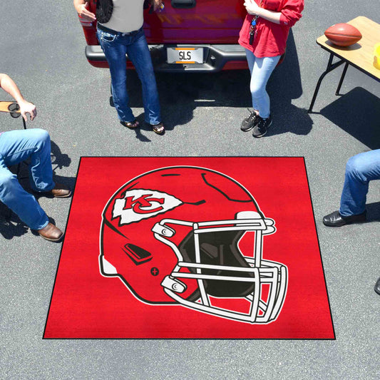 Kansas City Chiefs Tailgater Rug - 5ft. x 6ft., Helmet Logo - Kansas City Chiefs