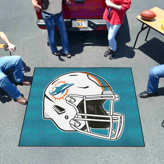 Miami Dolphins Tailgater Rug - 5ft. x 6ft., Helmet Logo