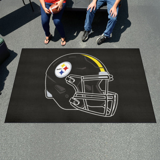 Pittsburgh Steelers Starter Mat Accent Rug - 19in. x 30in., Helmet Logo - Pittsburgh Steelers