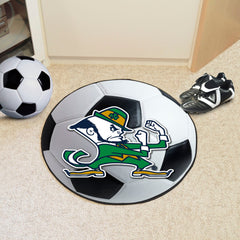 Notre Dame Fighting Irish Soccer Ball Rug - 27in. Diameter, Leprechaun - Notre Dame