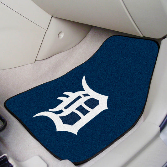 Detroit Tigers Front Carpet Car Mat Set - 2 Pieces - Detroit Tigers