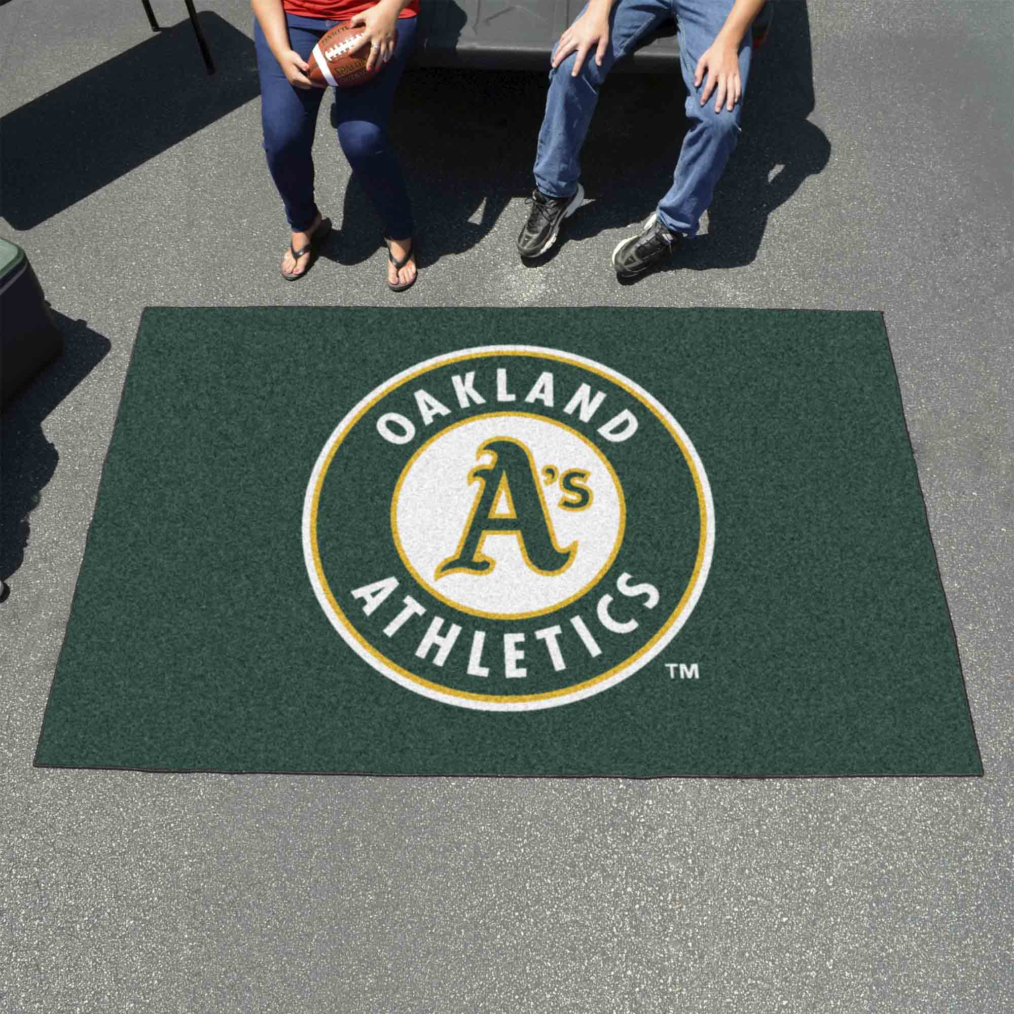Oakland Athletics Ulti-Mat Rug - 5ft. x 8ft. - Oakland Athletics