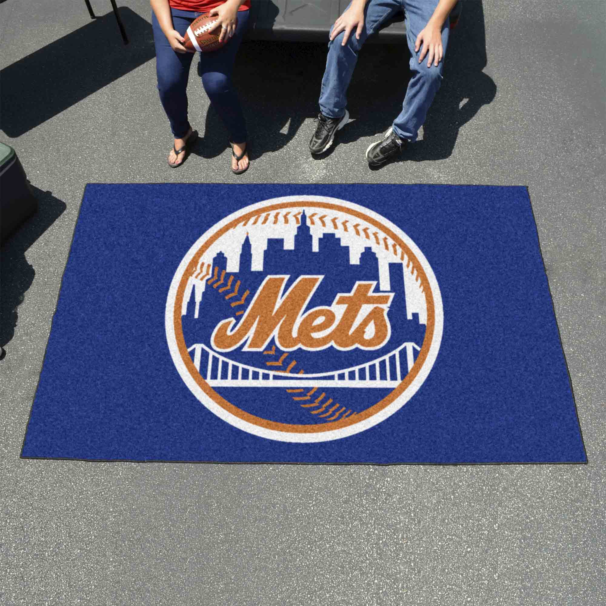 New York Mets Ulti-Mat Rug - 5ft. x 8ft. - New York Mets