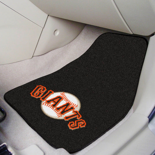 San Francisco Giants Front Carpet Car Mat Set - 2 Pieces - San Francisco Giants