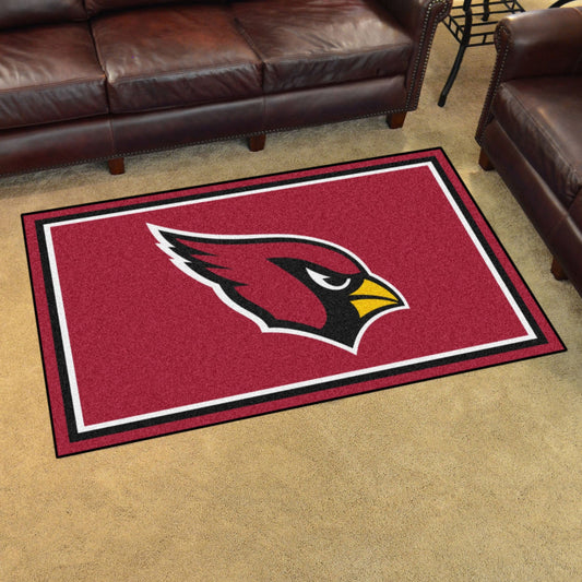 Arizona Cardinals 4ft. x 6ft. Plush Area Rug - Arizona Cardinals