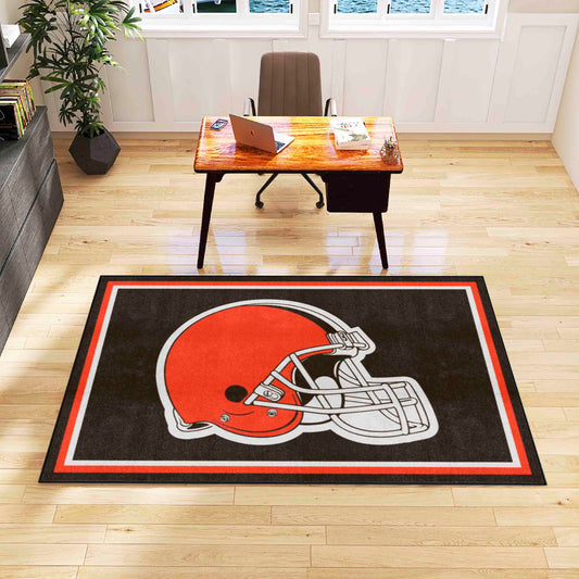 Cleveland Browns 5ft. x 8 ft. Plush Area Rug - Cleveland Browns