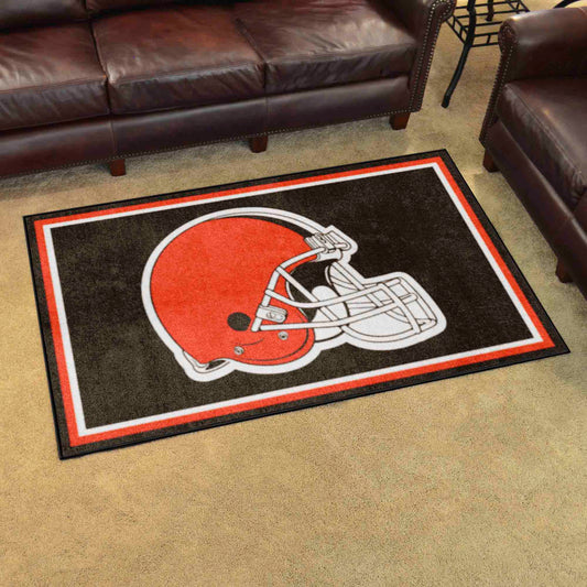 Cleveland Browns 4ft. x 6ft. Plush Area Rug - Cleveland Browns