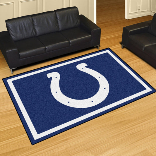 Indianapolis Colts 5ft. x 8 ft. Plush Area Rug - Indianapolis Colts