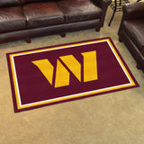 Washington Commanders 4ft. x 6ft. Plush Area Rug - Washington Commanders