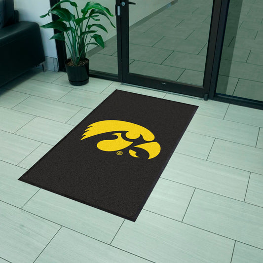 Iowa 3X5 High-Traffic Mat with Durable Rubber Backing - Portrait Orientation - Iowa