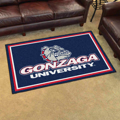 Gonzaga Bulldogs 4ft. x 6ft. Plush Area Rug - Gonzaga