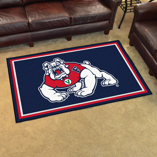 Fresno State Bulldogs 4ft. x 6ft. Plush Area Rug - Fresno State