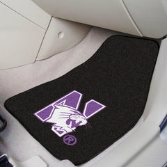 Northwestern Wildcats Front Carpet Car Mat Set - 2 Pieces - Northwestern